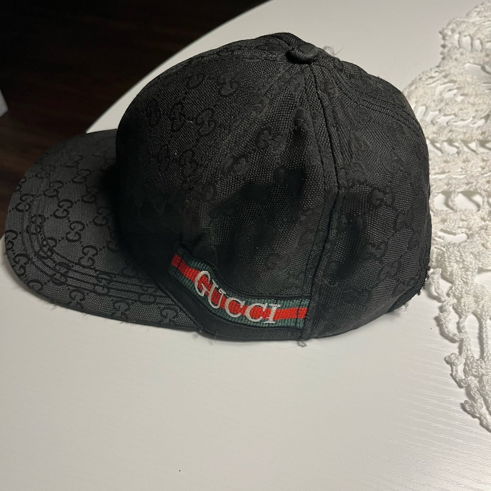 EUC! GUCCI Unisex Canvas Cap - Picture 2 of 6